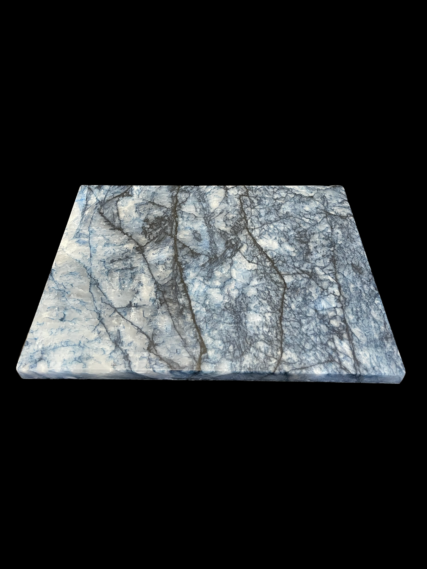 Natural Stone Charcuterie, Pastry, and Serving board - Blue Cristallo - LIMITED EDITION
