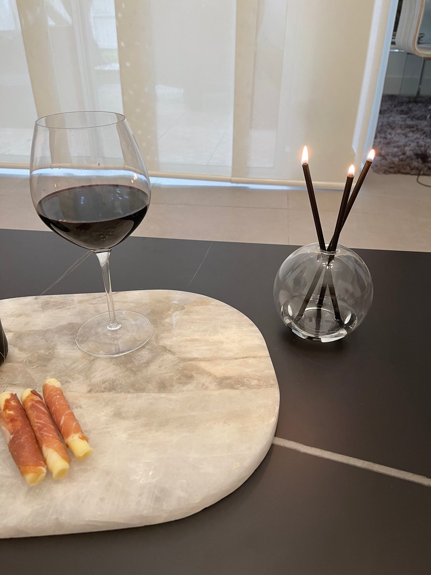 Natural Stone Charcuterie, Pastry, and Serving board - Cristallo